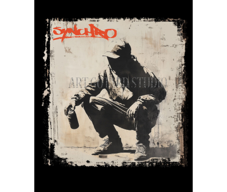 Koszulka Graffiti ,100% bawełna luźna koszulka, t-shirt